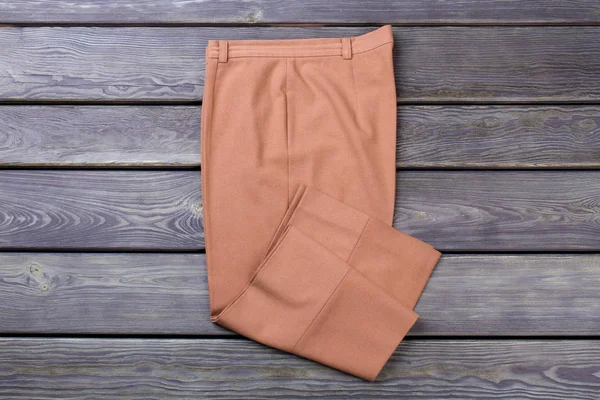 Pantaloni da lavoro beige marrone . — Foto Stock