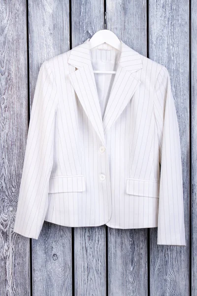 Chaqueta de negocios blanca con rayas . —  Fotos de Stock