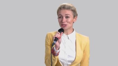 İş konferans konuşma.