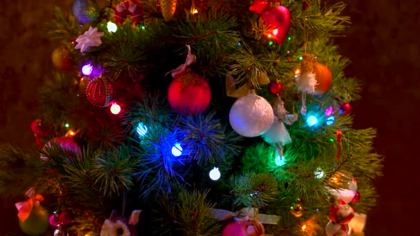 Beau décor de nouvel an arbre .