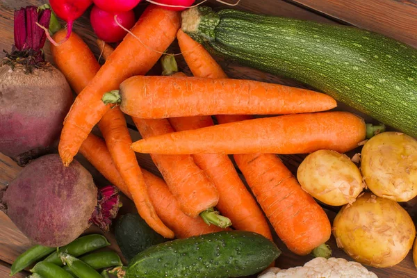 Sebze ile ayarla yiyecek yığını.