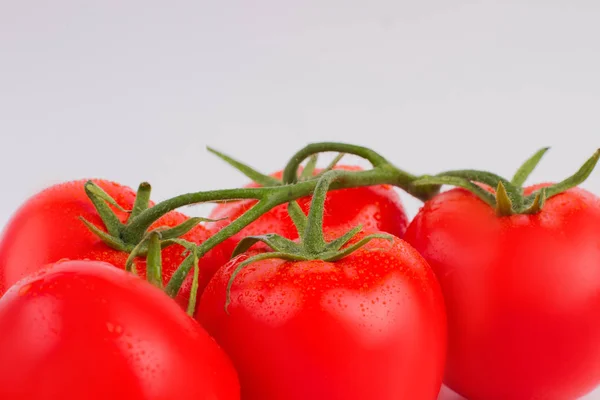 Червоні промиті помідори крупним планом . — стокове фото