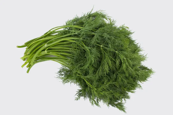 Bunch of dill isolated on white. — Stock Photo, Image