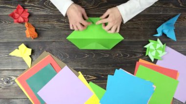 Origami Tekne hızlı hareket yapma.
