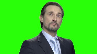 Şüpheli işadamı arar portresi kapatın.
