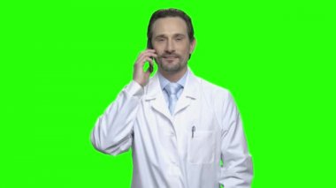 Pleasand orta yaşlı Doktor Evet.