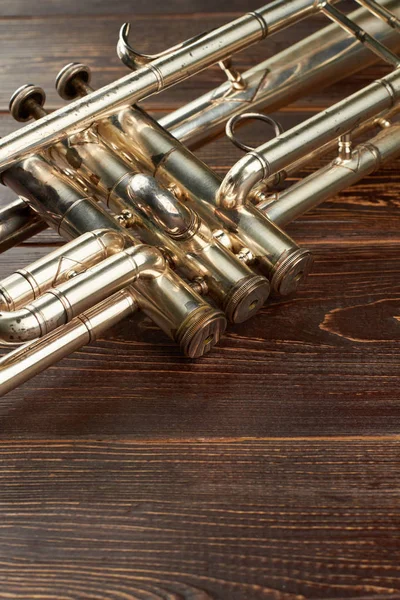 Деталь старого інструменту труби . — стокове фото