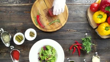 pişirme Üstten Görünüm.