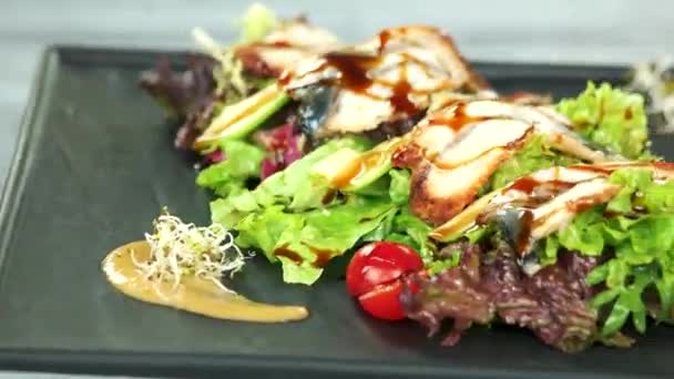 Insalata da vicino . — Video Stock