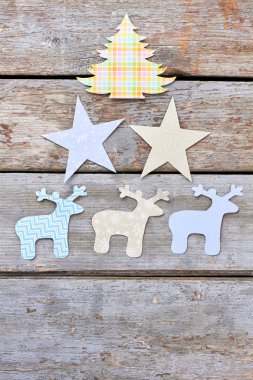 Kağıt süsler oyma, kopyalama alanı.