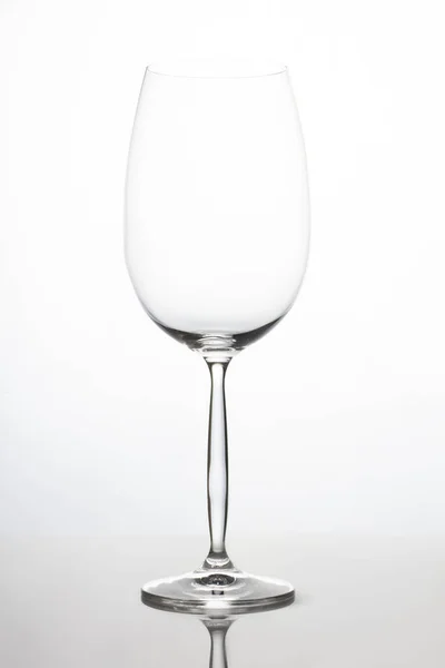 Empty wine glass.