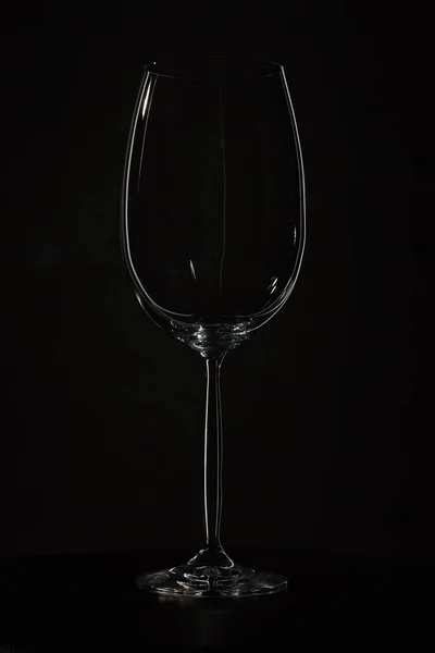 Enkele lege wijnglas. — Stockfoto