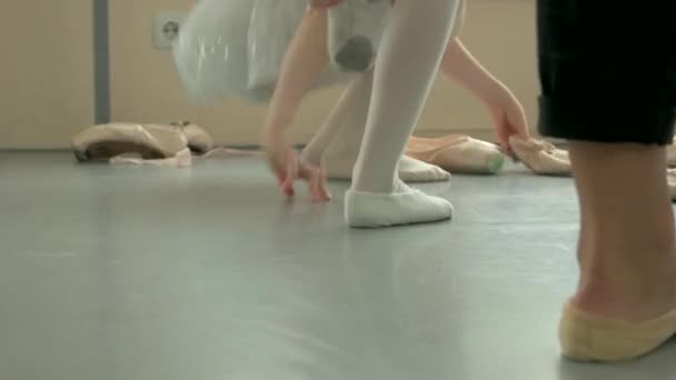 Estudio de ballet fondo . — Vídeo de stock