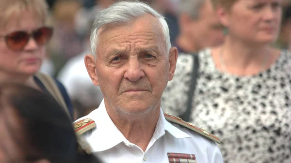 Старший военный ветеран . — стоковое фото