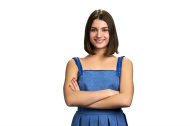 Kolları olan güzel kadın portresi geçti.