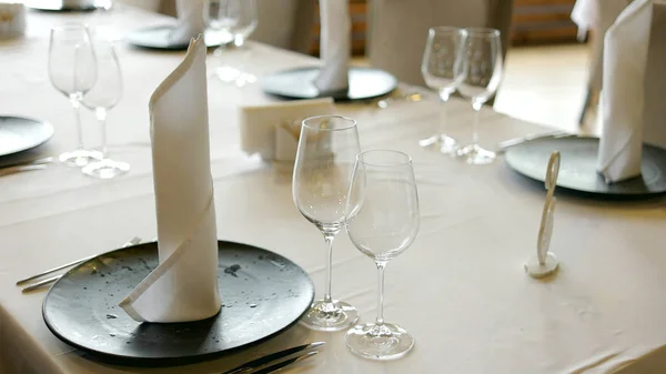 Banquet table set. — Stock Photo, Image
