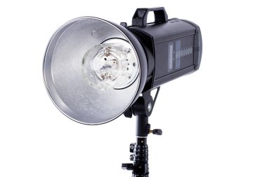 Kamera aydınlatma metal reflektör ile.