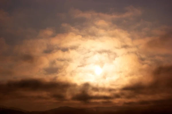 Beautiful clouds at sunset.