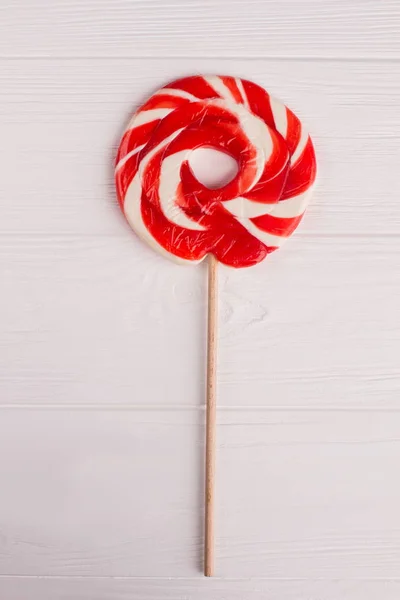 stock image Lollipop candy on white background.