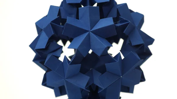 Obiekt origami modułowe Sperical. — Zdjęcie stockowe