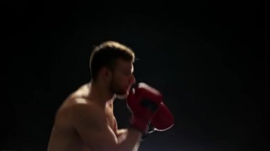Profesyonel sporcu boks halka.