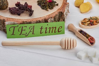 Çay saati arka plan.