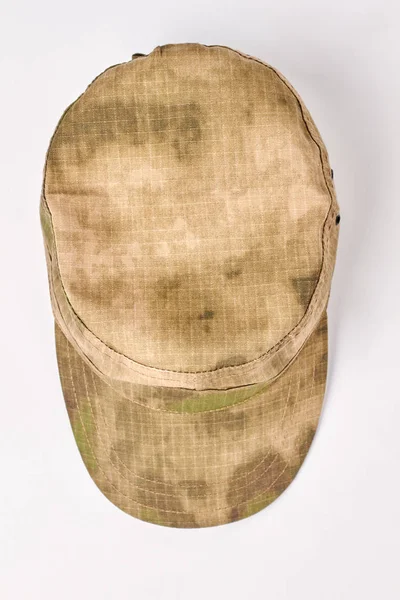 Vojenská čepice izolované na bílém pozadí. — Stock fotografie