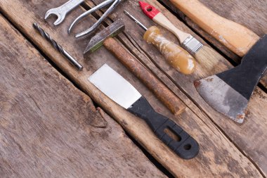 eski çalışma araçları.