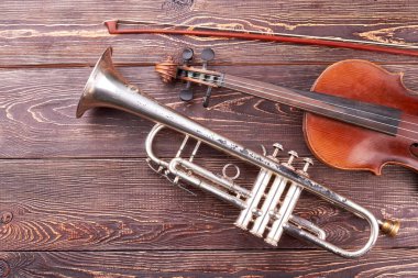 Orkestra müziği Vintage ekipmanları.