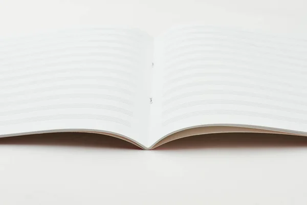 Blank book for musical notes. — Stock Photo, Image