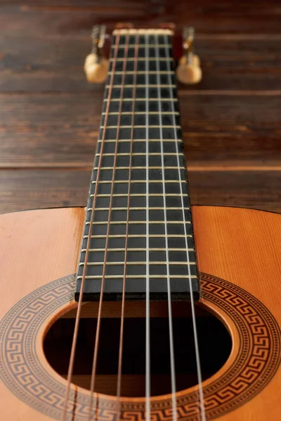 Six-strings guitar, vertical image. — Stock Photo, Image