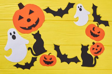 Cadılar Bayramı tatil kompozisyon.