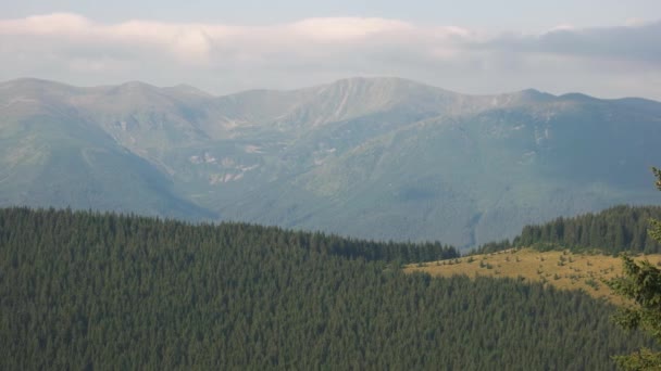 Paisaje épico de montaña de verano . — Vídeo de stock