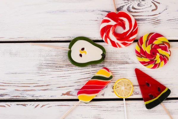 Composition with colorful lollipops. — Stock Photo, Image