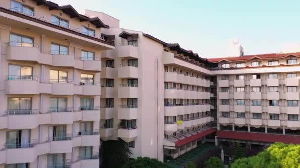 Beautiful panorama of apartment at Antalya, Turkey. — Stock Video