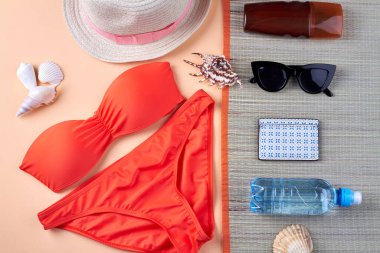 Plaj tesisi aksesuarları.