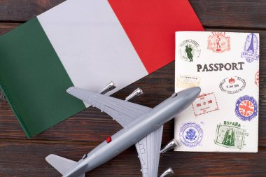 İtalya 'ya seyahat konsepti.