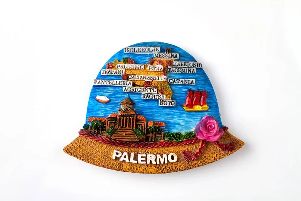 Souvenir turistico fatto a mano da Palermo. — Foto Stock