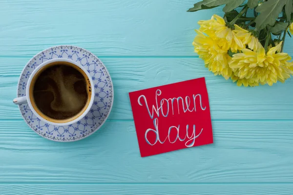 Mañana del concepto del día de las mujeres. — Foto de Stock