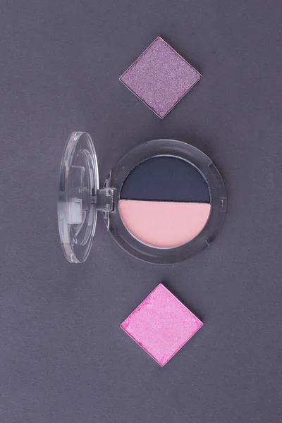 Composition of cosmetic powder. — Stock Photo, Image