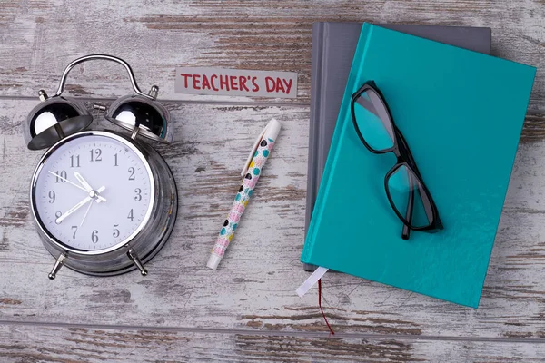 행복 한 교사의 날을 위한 학구적 인 생활. — 스톡 사진