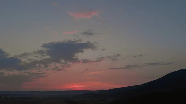 Paisaje pacífico del atardecer. — Foto de Stock