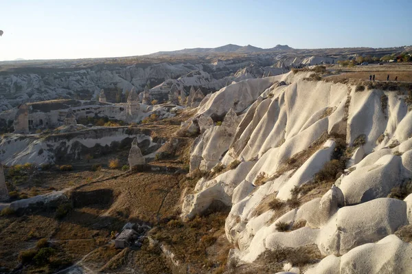 Unieke geologische formaties in Cappadocië, Turkije. — Stockfoto