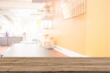 Arka plan Bulanık Mutfak Odası (Arka plan kullanımı için mutfak foom)