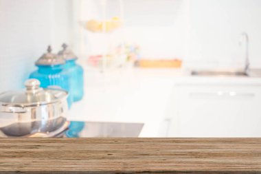 Mutfak Oda arka plan bulanıklık