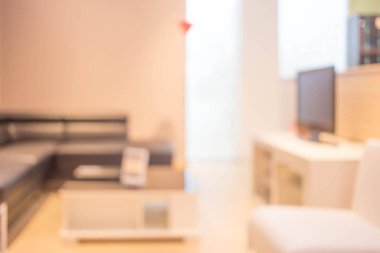 Modern oturma odası iç görüntü bulanıklığı