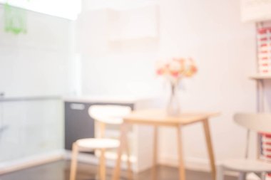 Modern oturma odası iç görüntü bulanıklığı