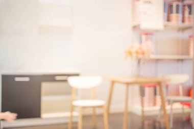 Modern oturma odası iç görüntü bulanıklığı