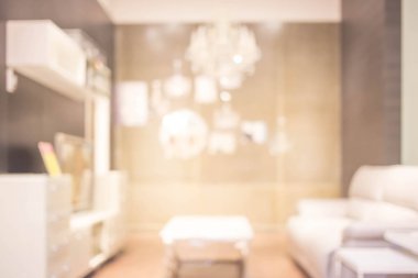 Modern oturma odası iç görüntü bulanıklığı