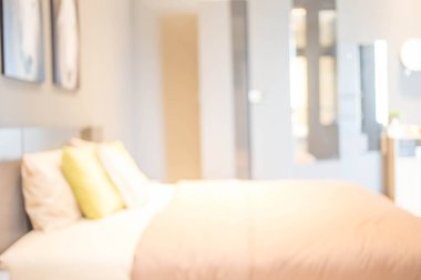 Yatak odası iç arka plan bulanıklık